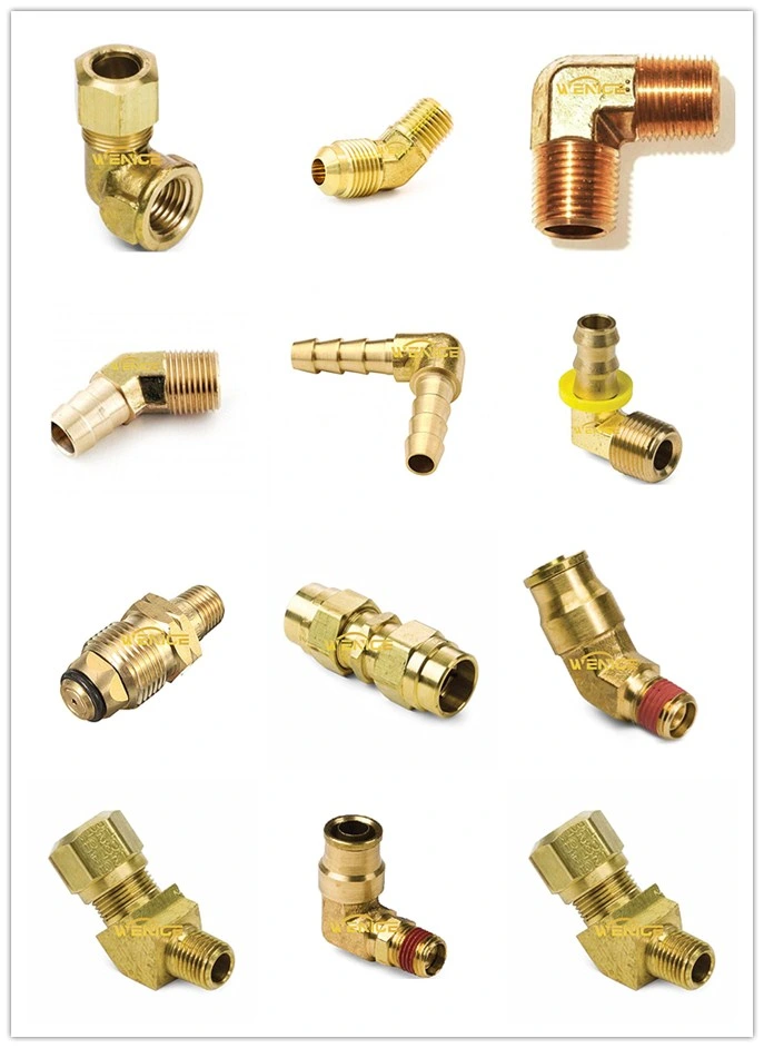 Brass Brake Tube Tee DOT Air Brake Tee Brass Compression Union Tee