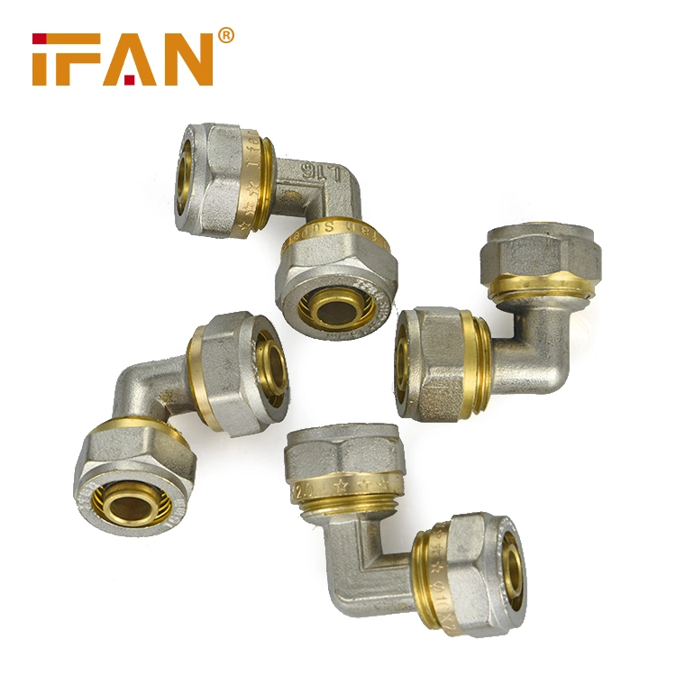 Wholesale Brass Pex Compression Fitting Female Thread Elbow 1/2 3/4 Inch Pex Pipe Elbow Pex Pipe Fittings