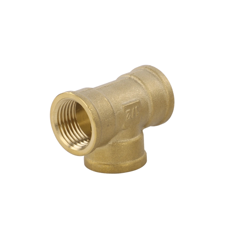 Natural Gas Pipe 1/2&quot; Female Pex Brass Compression Fitting Floor Heating