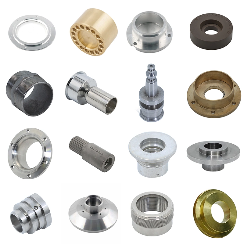 Machining Part Manufacturing OEM Brass Compression Fitting Tube Connector Copper Threaded Pipe Fittings