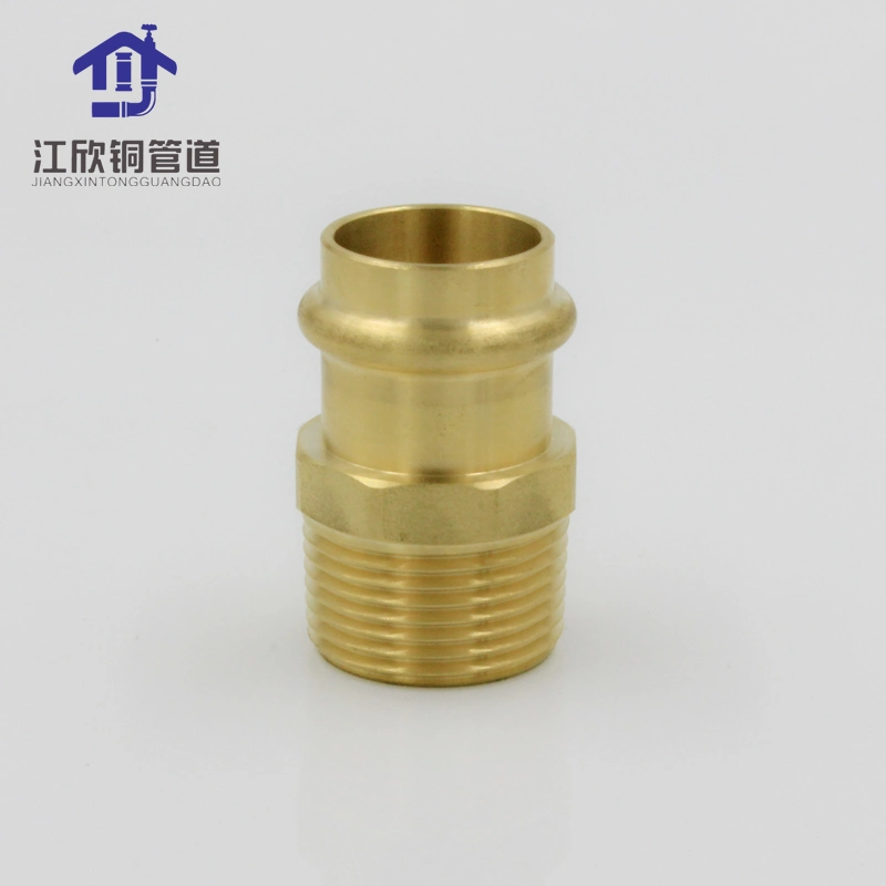 Brass Press Coupling Adapter Connector Tube Fittings