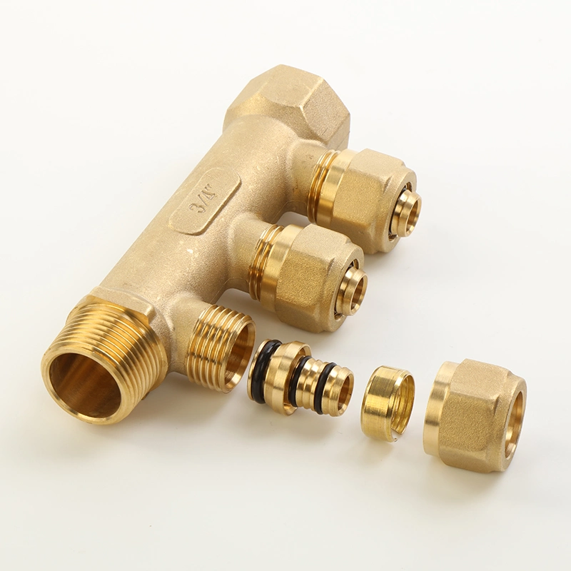 Compression Fittings/Brass Fitting/ Copper / Coupling Fitting/Pipe Coupling/ Plumbing Fitting with CE/Acs/Watermark/ Skz Certificate (with nickel plated)