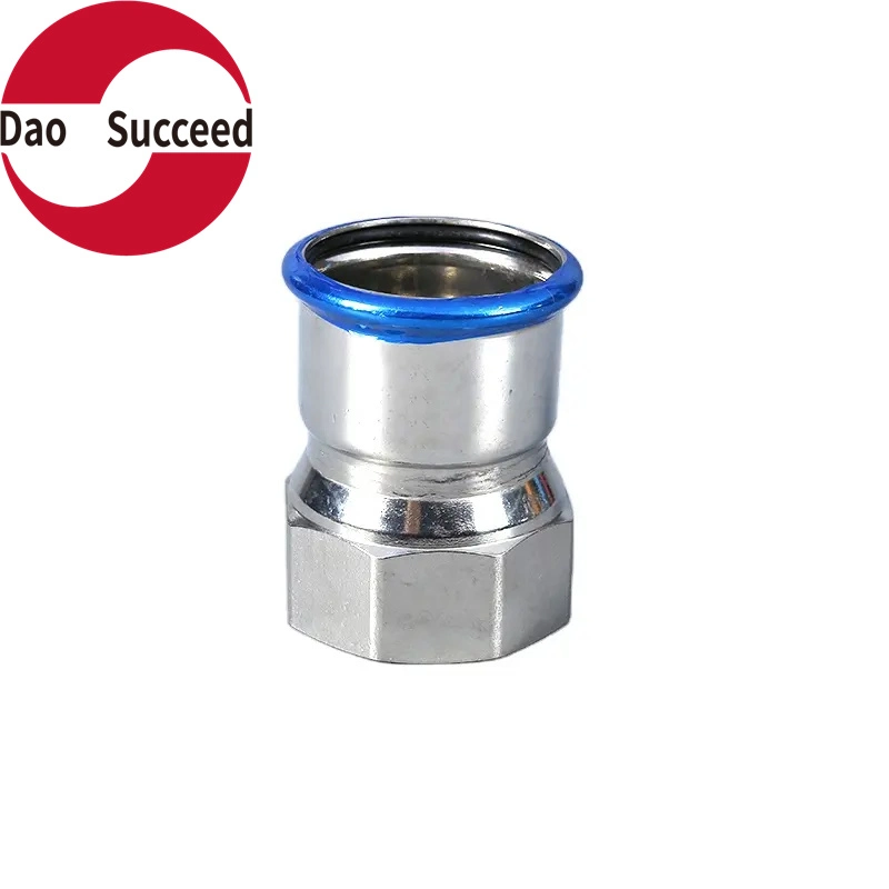 Internal Thread M Press Fit Pipe Fitting Stainless Steel Female Adapter Stainless Steel 304/316 OEM Plumbing Fittings