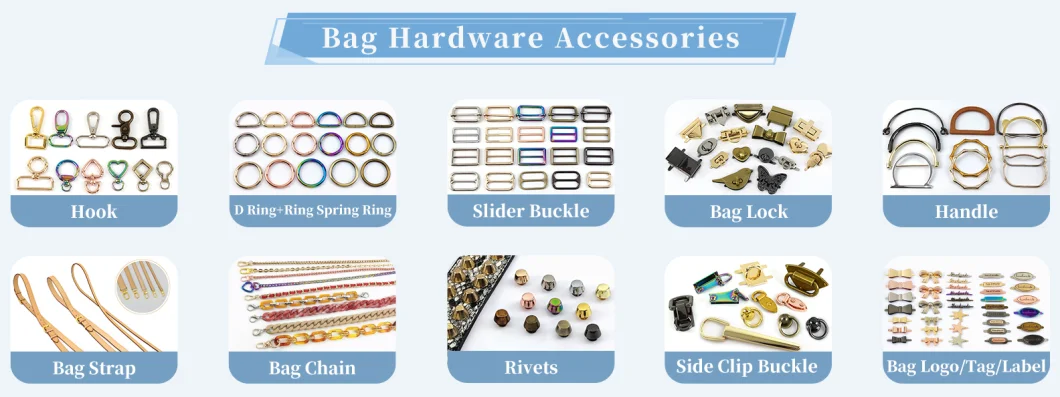 Fashion Bag Accessories Press Snap Clasps Closure V Decorative Bag Push Lock