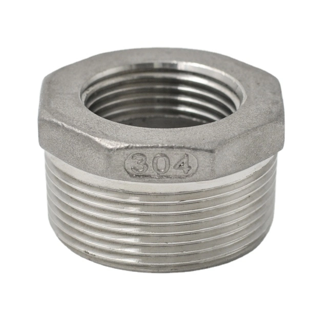 ISO9001 Casting Female Threaded Stainless Steel Hex Bushing