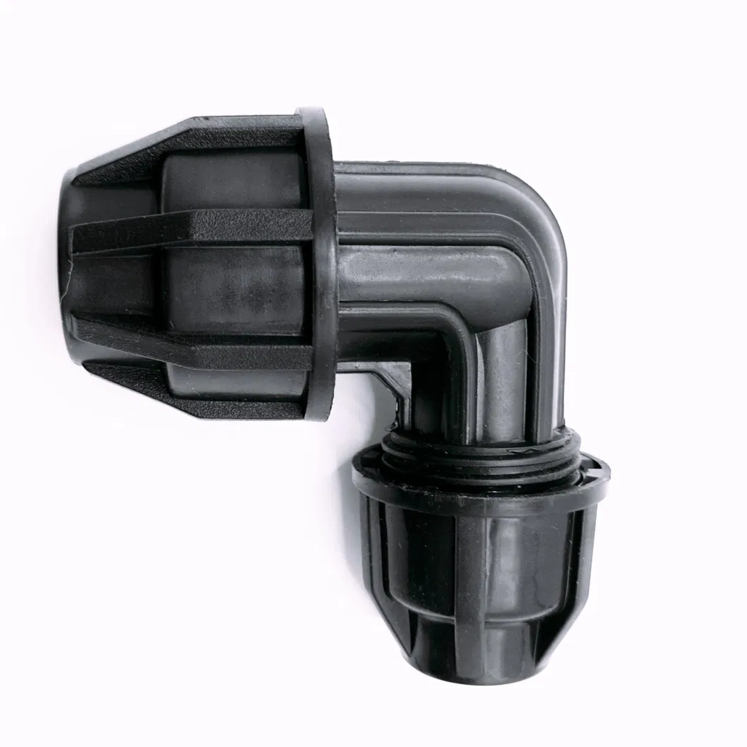 Water-Saving Irrigation PP Compression Joint Thickened Reducing Elbow