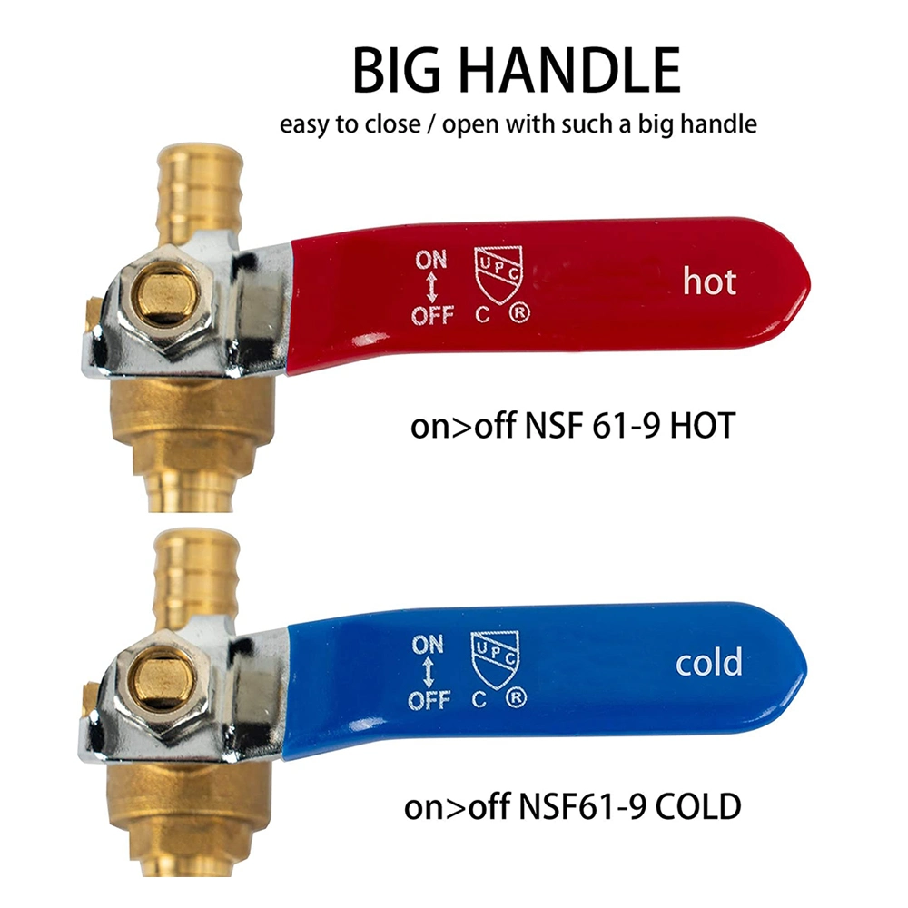 Hot Sale Solid and Durable Brass Ball Valve Internal Thread High Temperature Copper Ball Valve Control Switch for Water