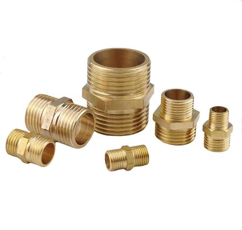 Copper Brass Tube Plumbing Hose Compression Pipe Fitting for Solar Water Pump Accessories