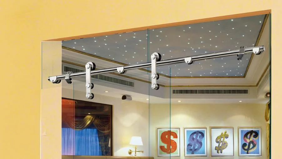 OEM Sliding Shower Door Fittings ASTM-Standard Stainless-Steel Top Support Bar