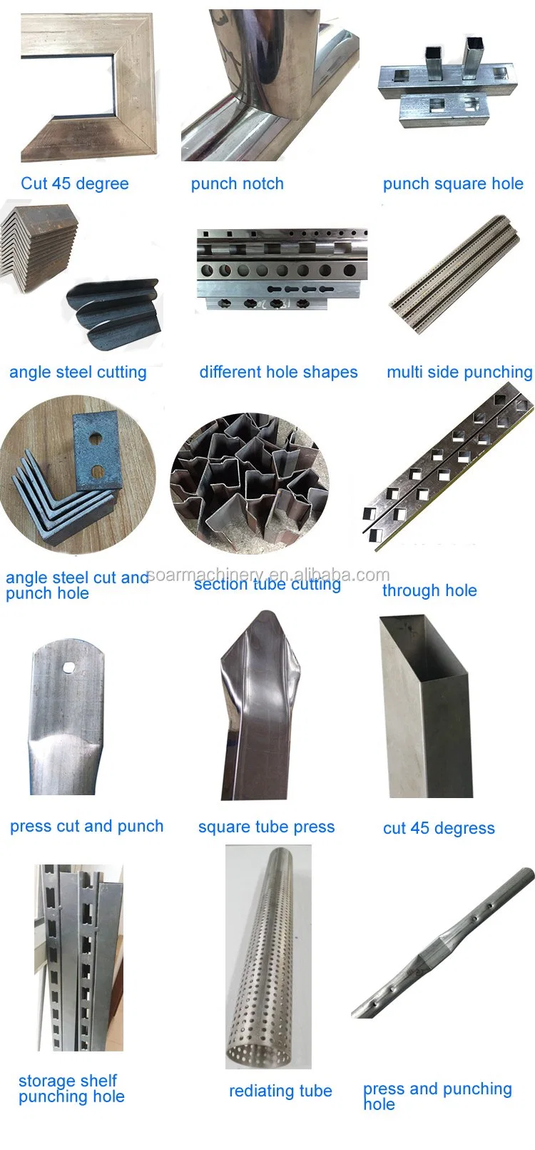 Hydraulic Punching Machines Stainless Steel Pipe Hole Punching Single-Head Punch Presses