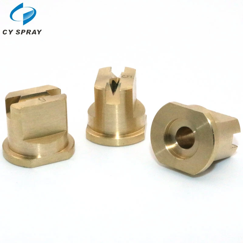 Small Size Portable Brass Flat Fan Nozzle Tip