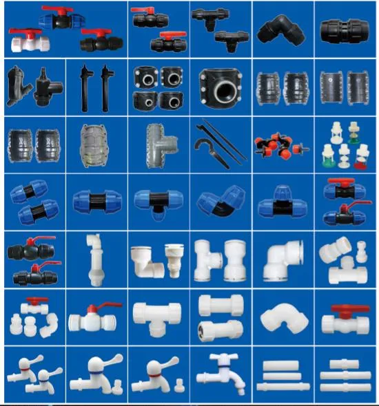 Agricultural Irrigation PP Compression Pipe Fittings Quick Connector