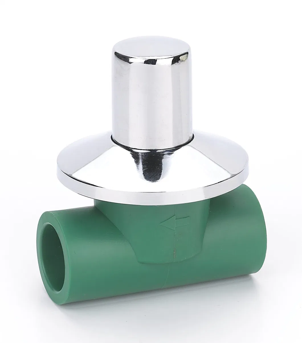 Deso Plastic Pipe Fitting Reliable Price Pn25 PPR Union Brass Ball Valve Sanitary Ball Valve