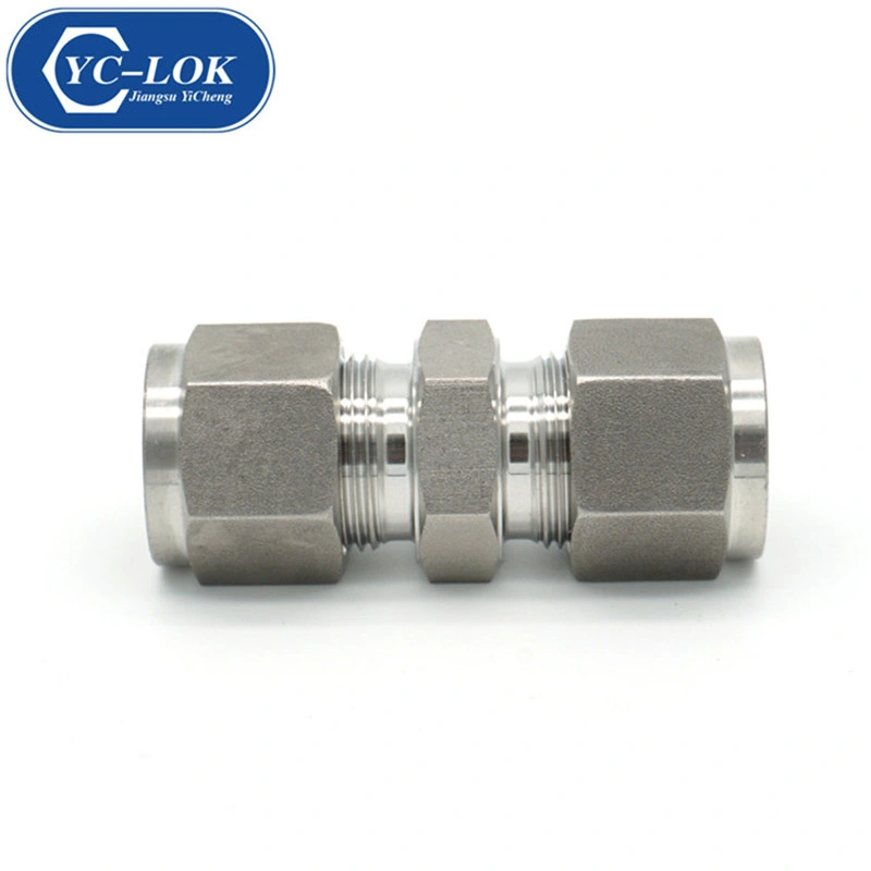 Yc-Lok China Wholesale Premium Oil and Gas Pipe Fitting Union Straight Press Hydraulic Tube Fittings