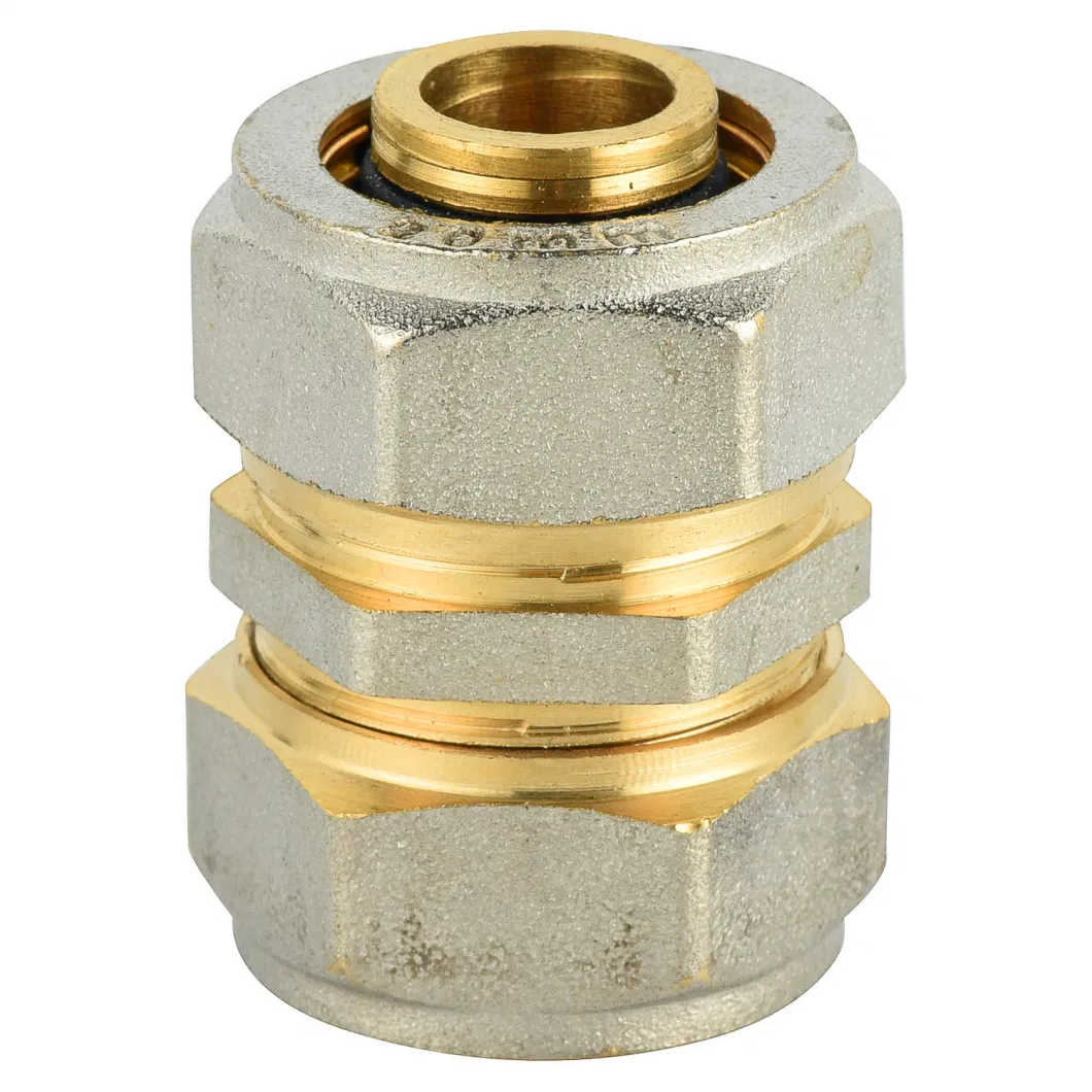 Green Valve 15mm Compression X 1/2&quot; Pipe Brass Connector Compression Fitting
