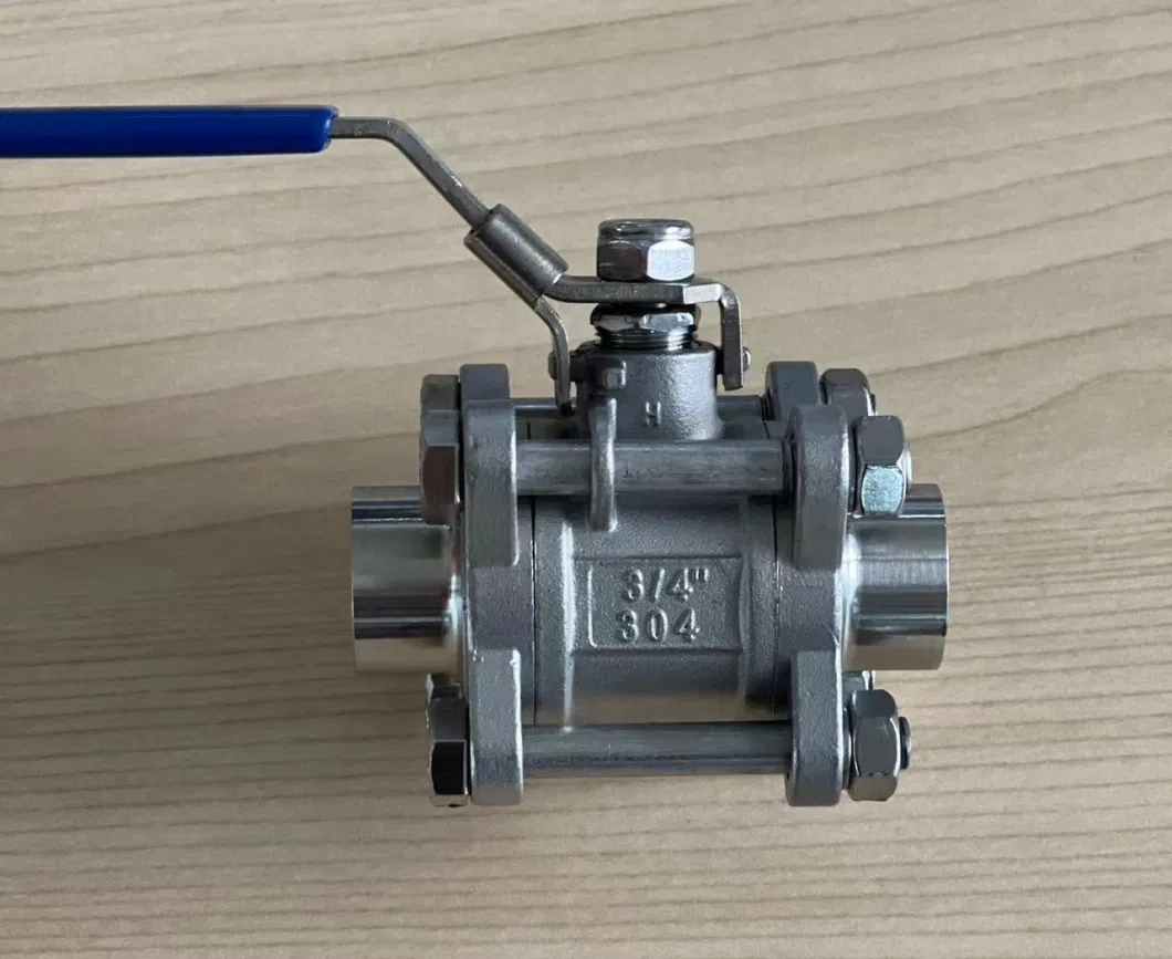 1000 Wog 2PC 3PC Stainless Steel 2205 304 316 CF8 CF8m Socket Weld NPT Bsp BSPP BSPT Female Thread Screwed Full Bore Butt Weld Industrial Threaded Ball Valve