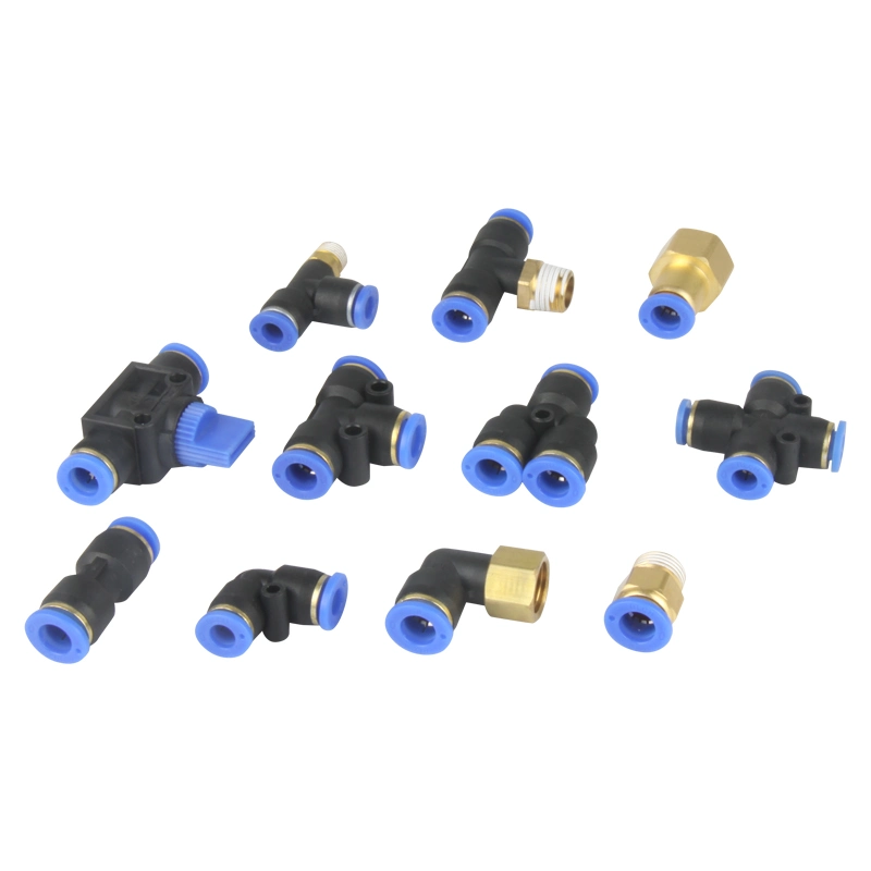 Pneumatic Fittings Push-in Fittings (Inch Tube with NPT Threads)