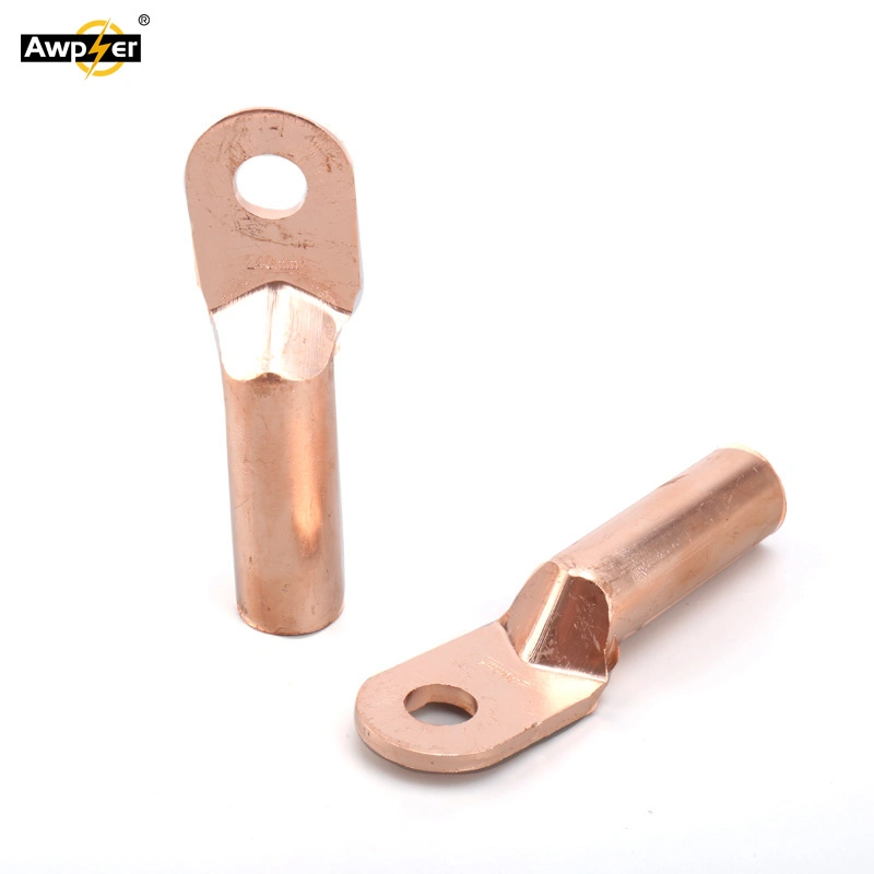 Copper Transition Lug Dt Series 10-300 Copper Lug National Standard Cable Lug Cold Pressed Cable Fittings