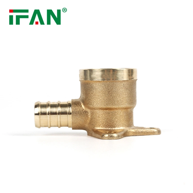 Ifan Pex Crimp Fitting Brass Pex Female Hose Barb Tee Tube Coupling Sliding Fittings