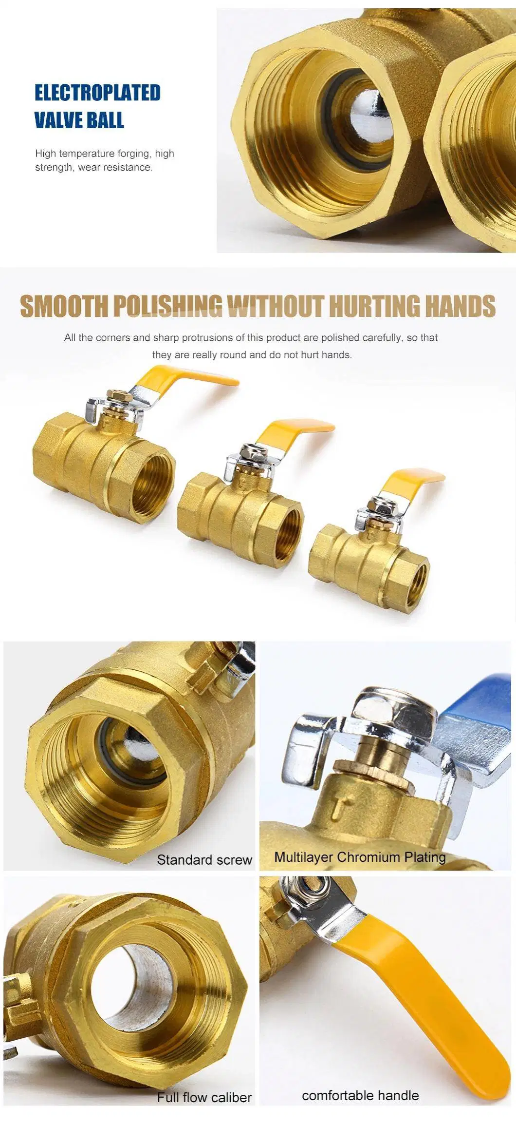 Quick Install 3/4&quot; (approx. 1.9 cm) Push-in Ball Valve Press to Connect The Pipe Fitting with Removal Tool Water Shut-off Valves for Copper, Pex, PE-Rt and