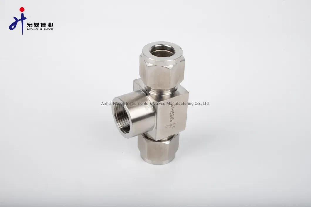 Hongji Valve Stainless Steel Compression Fitting SS316L 3/8&prime;&prime; Tube Fitting