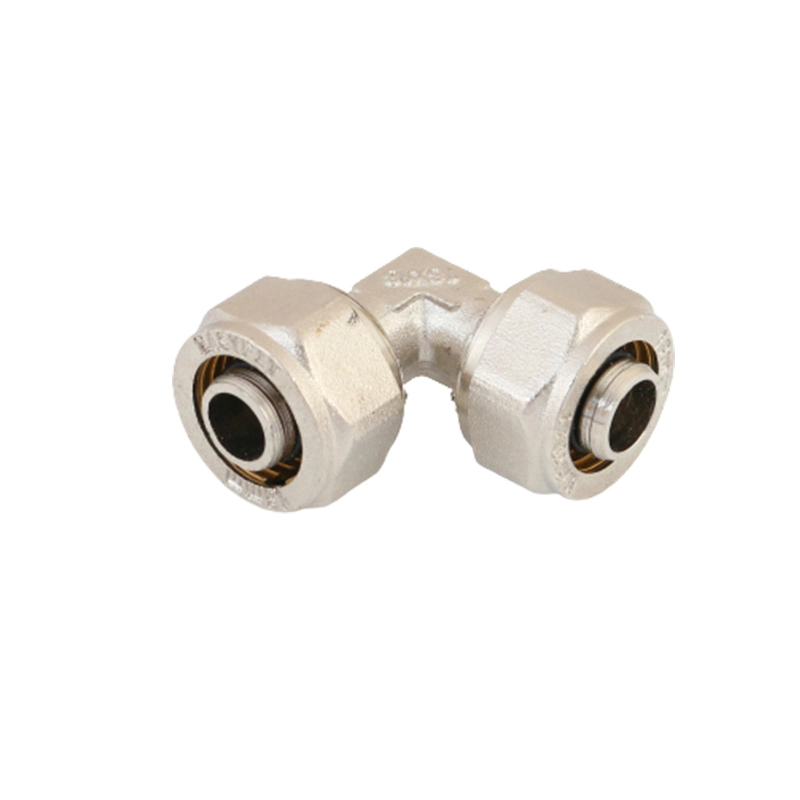 Pex-Al-Pex Brass Compression Fittings with Nickle Plated Straight Nipple Female Fittings