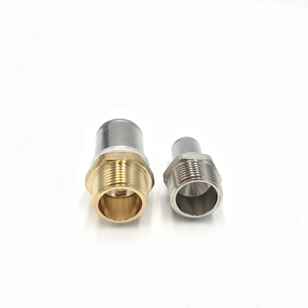 Drz Brass Male Straight Press Fitting for Pex Aluminum Pipe