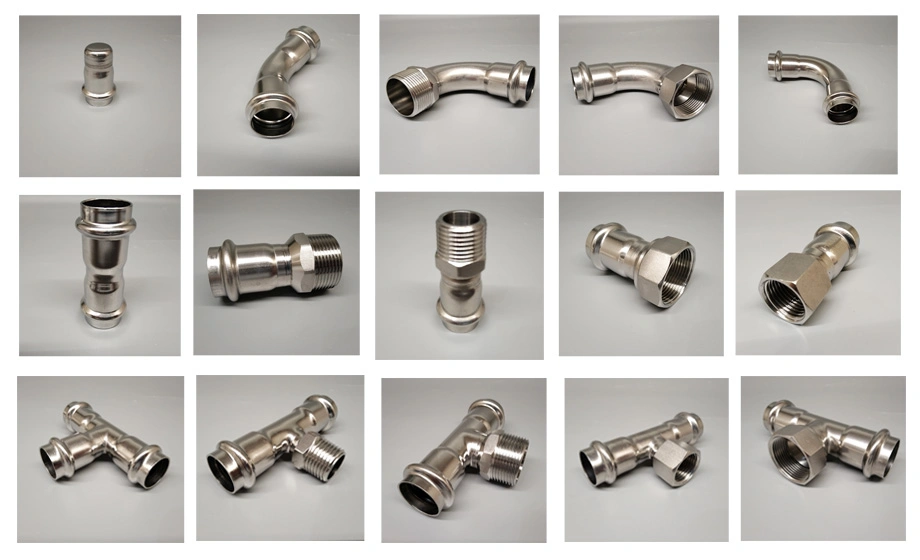 Factory Direct Stainless Steel Casting Coupling Pex Press Fitting Pipe Connector