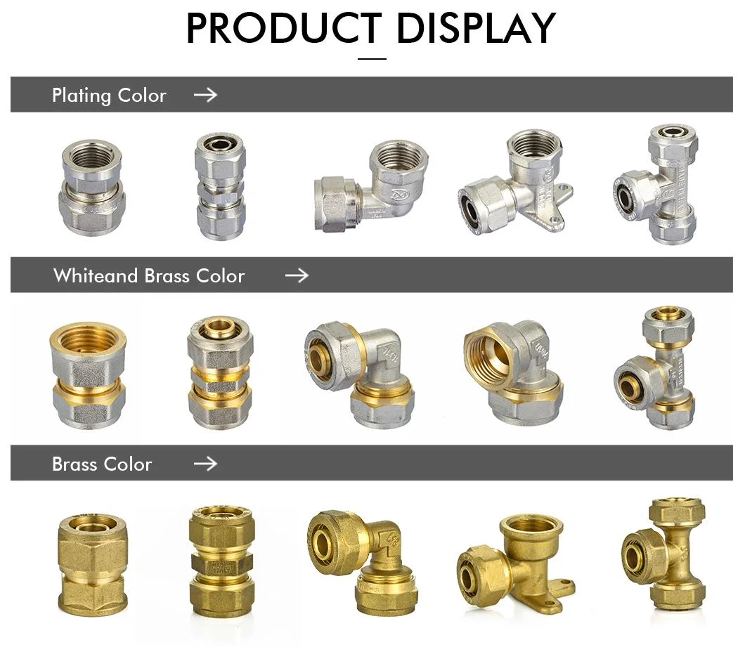 Ifan Wholesale Pex Fitting 90degree Elbow 16 - 32mm Brass Compression Fittings