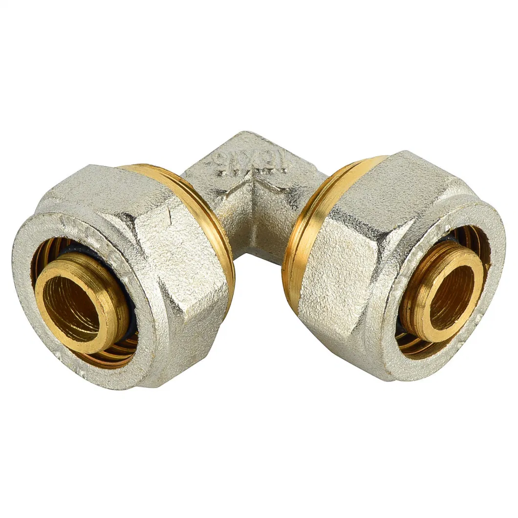 Water Pipe Press Crimp Plumbing B Brass Press Fittings Copper Press Fittings for Pex-Al-Pex Pipe