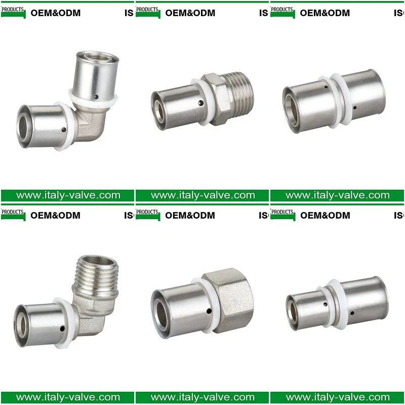 Straight Cnnector Ss Nipple Male and Female Compression Pex Pipe Fitting