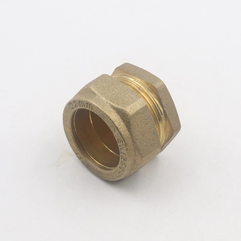15 mm Brass Compression Stop End