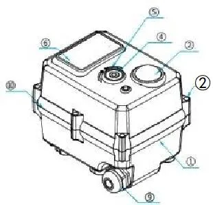 Failsafe Return 3 Way Electric Motorized Water Gas Oil Actuator Nickel Plated Bsp NPT Brass Ball Valve