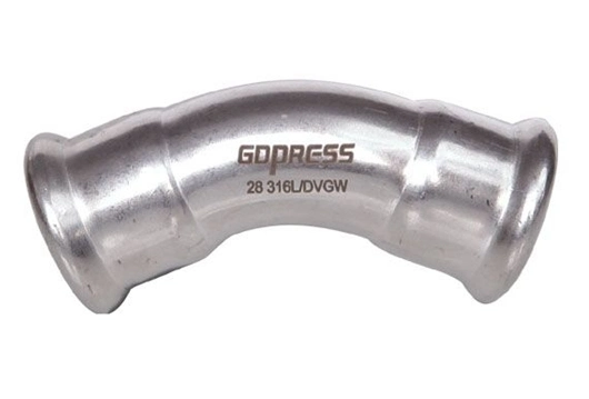 304, 316 Stainless Steel Press Fitting for Heated Water