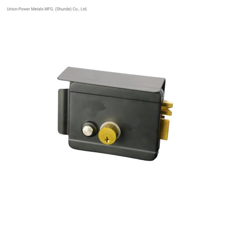 Security Rim Lock Electronic Controlling Lock with Press-Button Switch