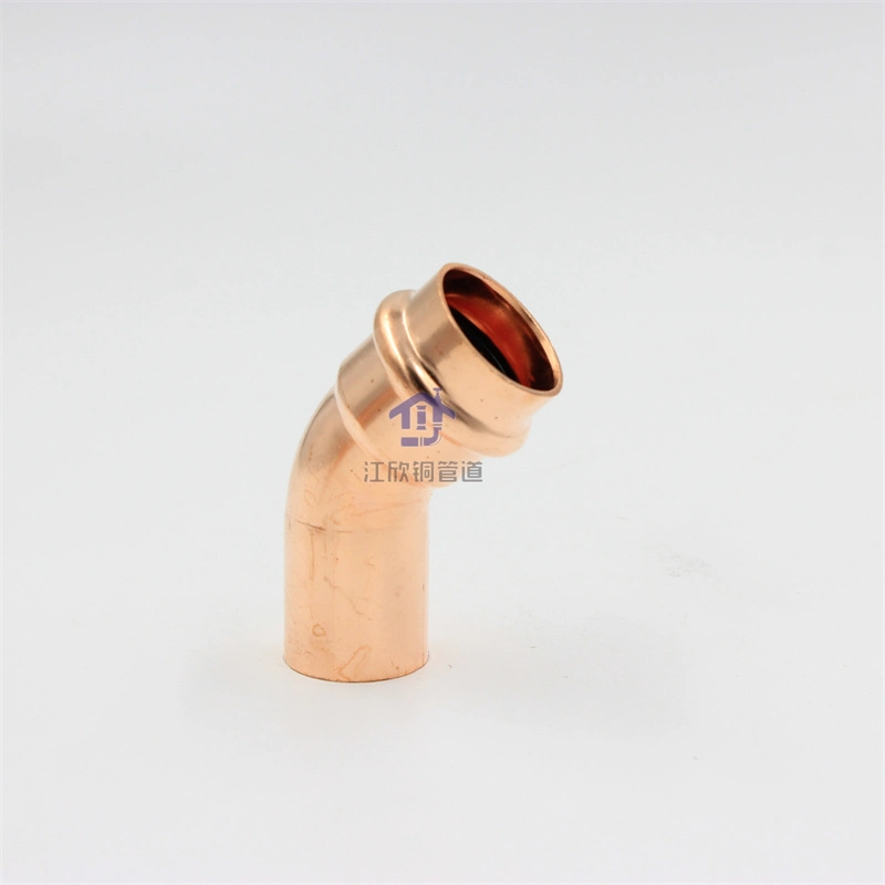 High-Quality Copper V-Press Reducer Elbow Big R Tee Coupling for Water Heating System