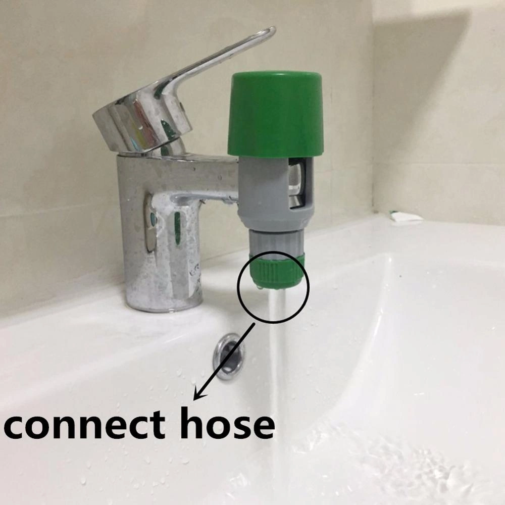 Plastic Universal Garden Hose Tap Faucet Connector