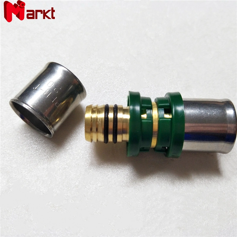 Hot Sale Straight Pex Pipe Fittings Brass Press Crimping Fitting