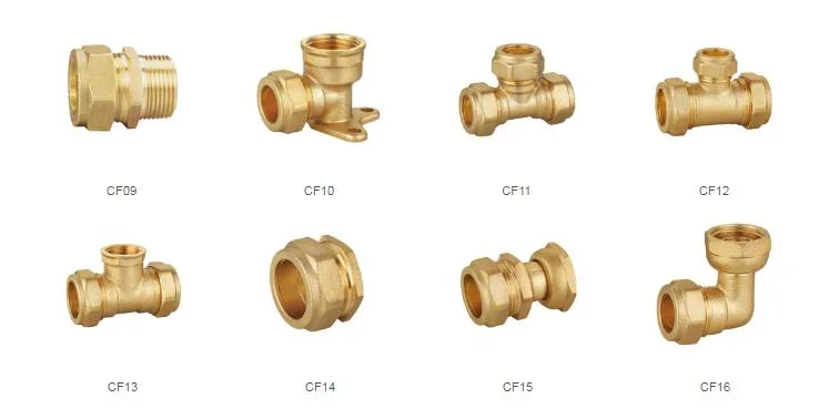 Wras Approved Brass Dzr Compression Fittings Reducing Coupling Copper Pipe