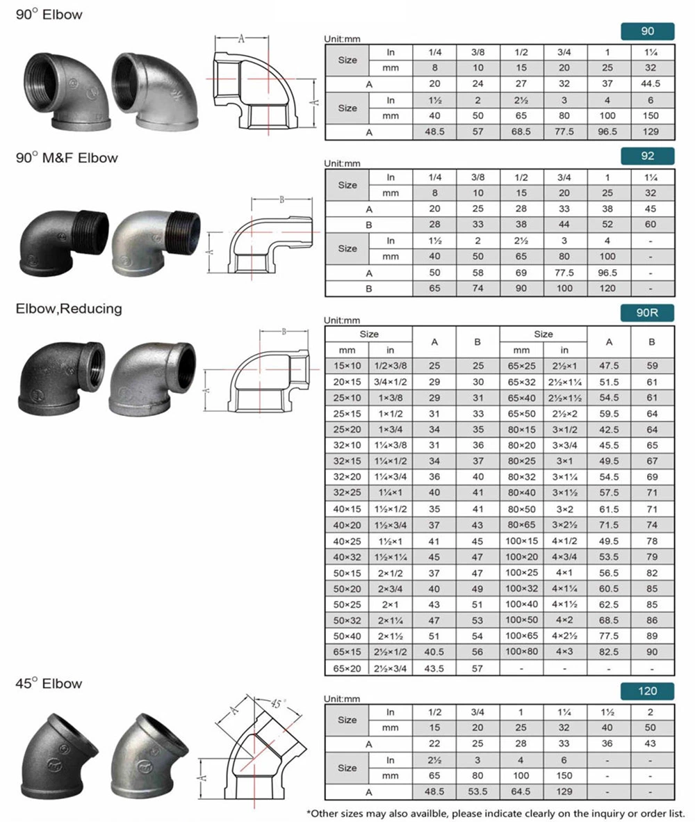 Elbow Stainless Steel 90-Degree Compression Tube Fittings for Plumbing