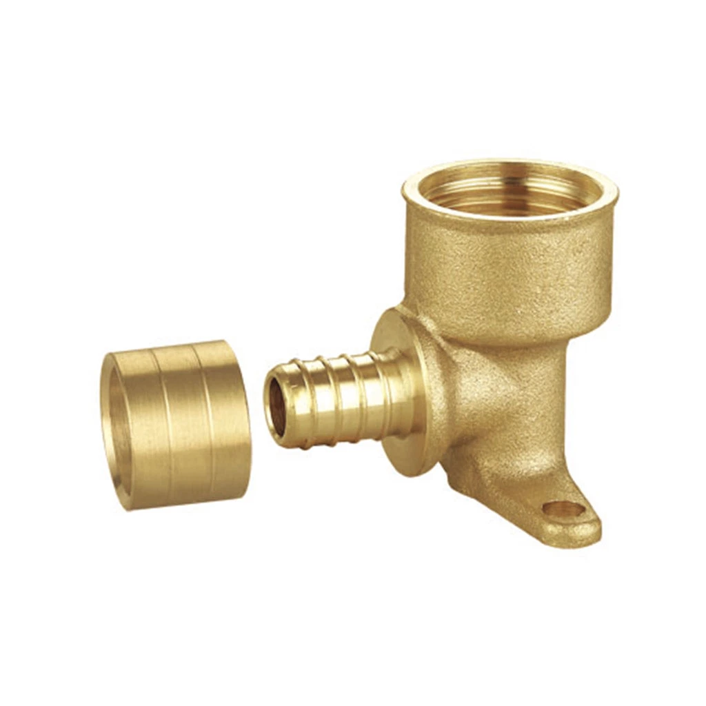 Customized Brass Material Water Pipe Connector Brass Tee Sliding Fittings