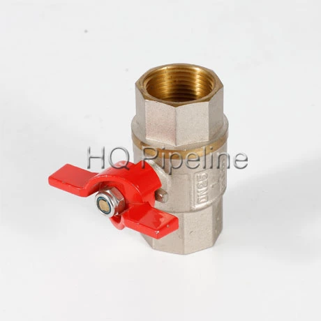 ANSI B1.20.1 NPT Thread 250 Psi NBR/EPDM O-Ring Forged Press Fit Ball Valve