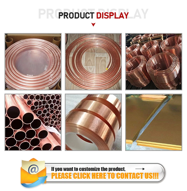 Pure Soft Tp2 Copper Tube Air Conditioning Copper Pipe