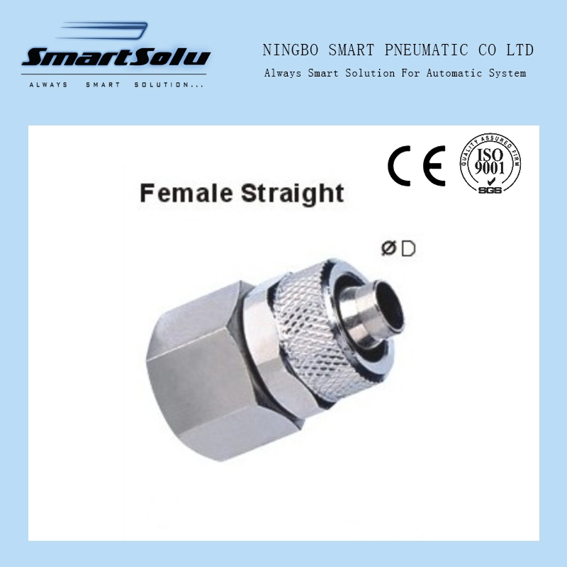 Steel Stainless Hose Connection Female Thread Press Brass Fitting