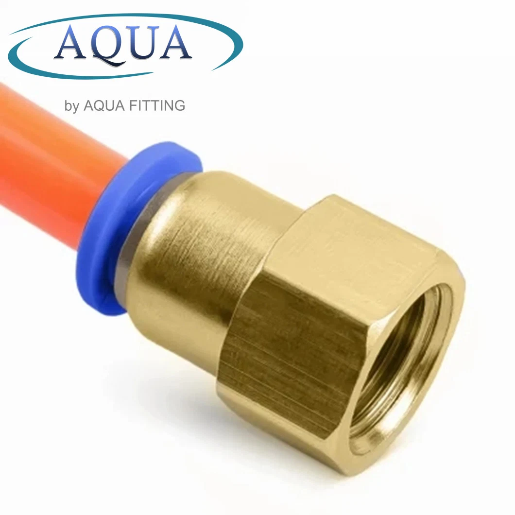 Brass Warter Quick Hose Connector Press Push Fit Fitting Quick Straight