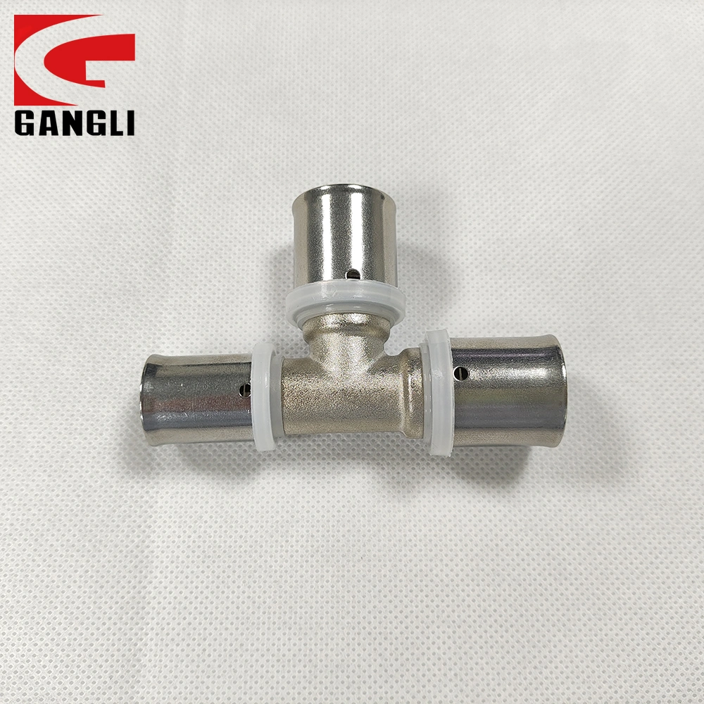 High Quality Reduced Tee Press Plumbing Fittings for Gas/Water PE-X Pipe