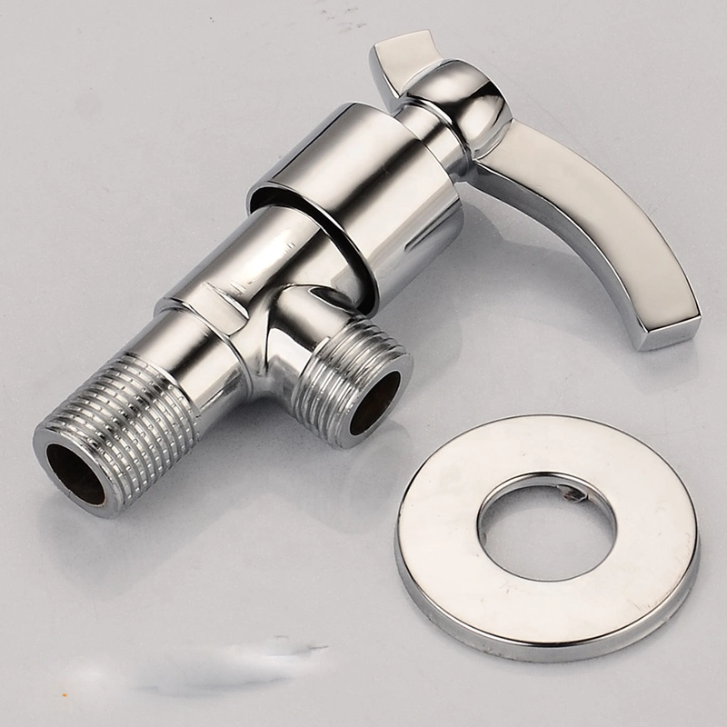 Low Price Kitchen Faucet Parts Chrome Wall Mounted Brass Angle Ball Valve