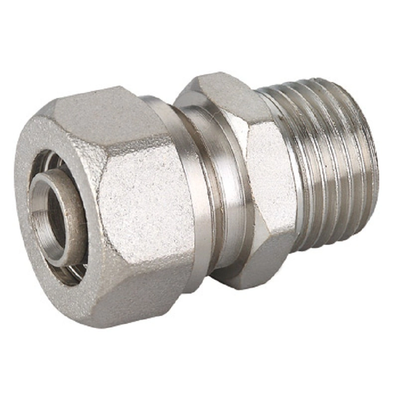 Reducing Straight Hexagon Brass Compression Fitting for Pex Al Pex Fitting