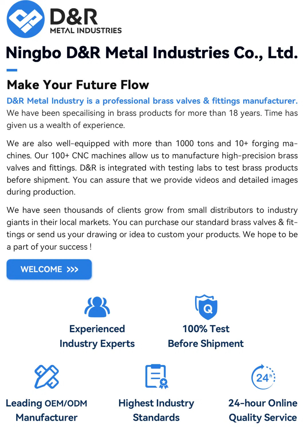 D&R Economical Hot-Selling Models OEM Welding Connected Plastic PPR Union Brass Ball Valve with Red Handle