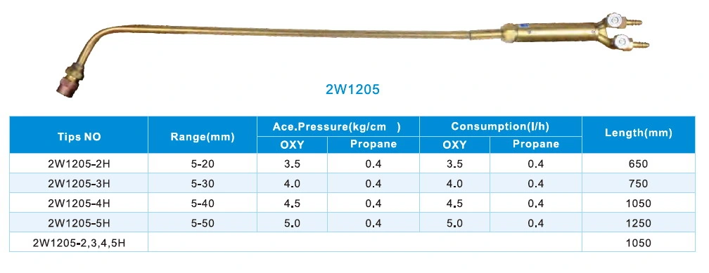 Good Quality Brass Heating Tips for Propane (2W1203)